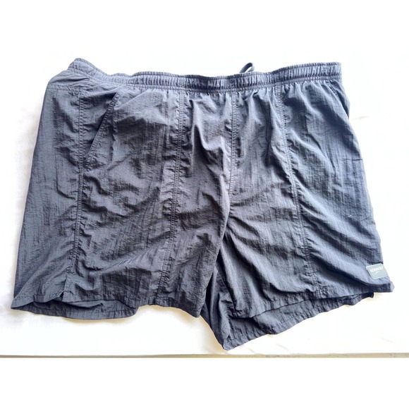 Speedo Other - Speedo Swim Trunk Mens XL Black Nylon Logo Mesh Lined Drawstring Swim Wear Beach